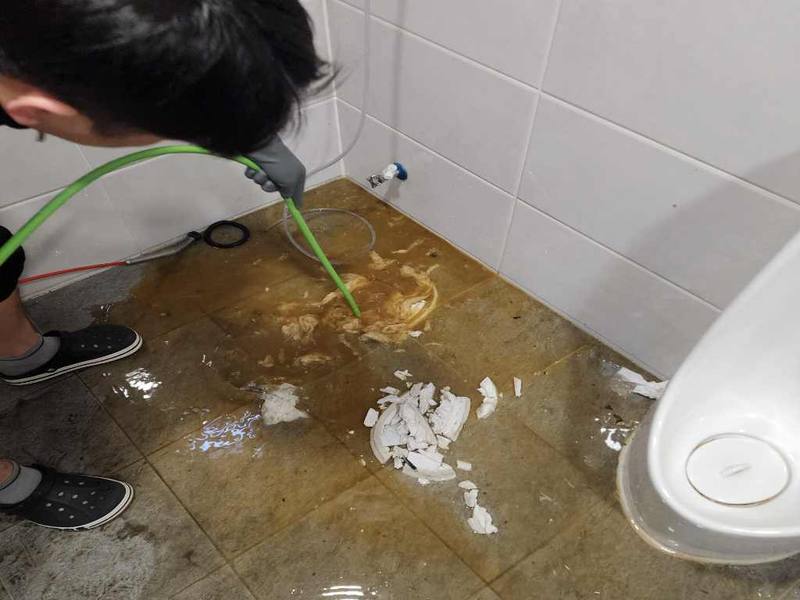 을지로동 싱크대막힘 작업 현장